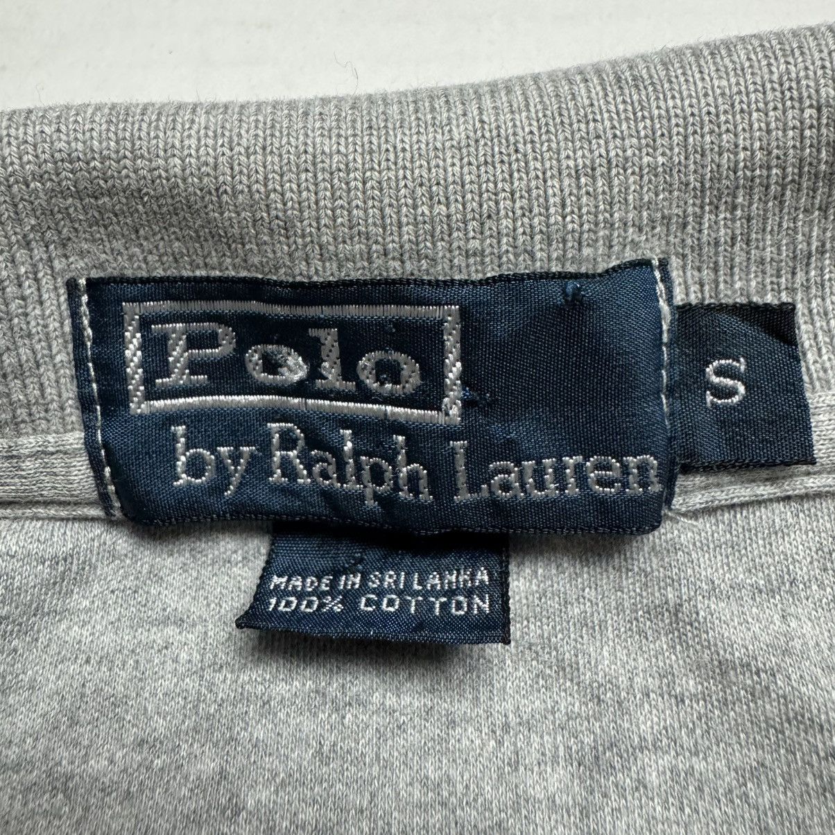 Polo Ralph Lauren Vintage Polo Ralph Lauren Long Tail Polo Shirt In Gray Sz: S Size US S / EU 44-46 / 1 - 5 Thumbnail