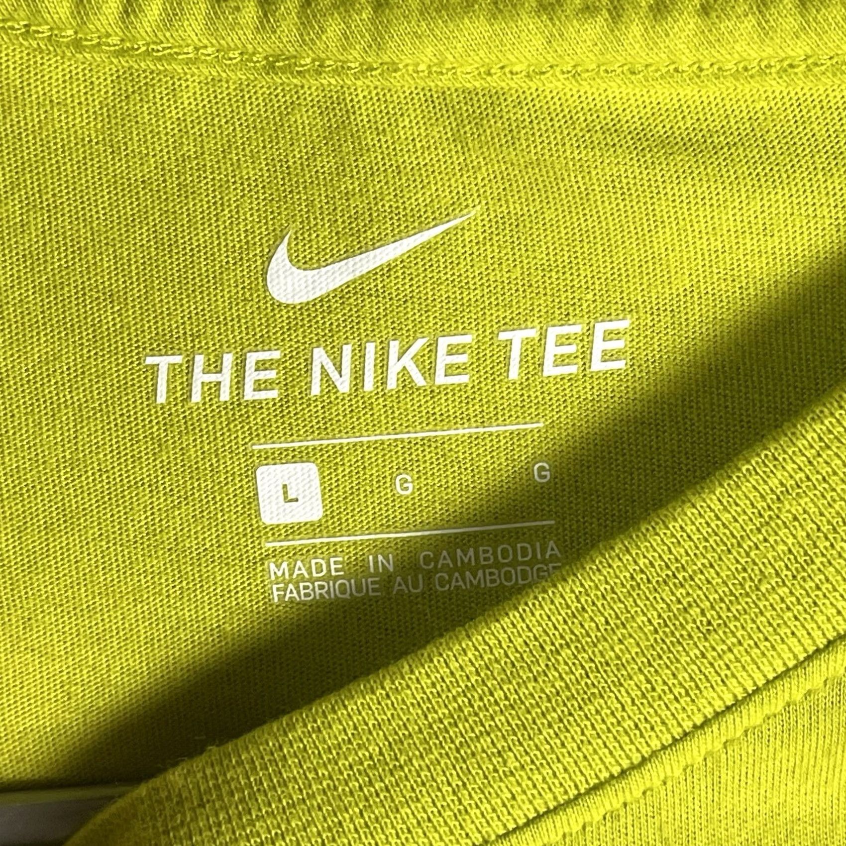 Nike Nike Tee Shirt L Green Neon AF1 Cartoon Air Force One Nike Dri-Fit Womens T-Shirt Size L / US 10 / IT 46 - 3 Thumbnail