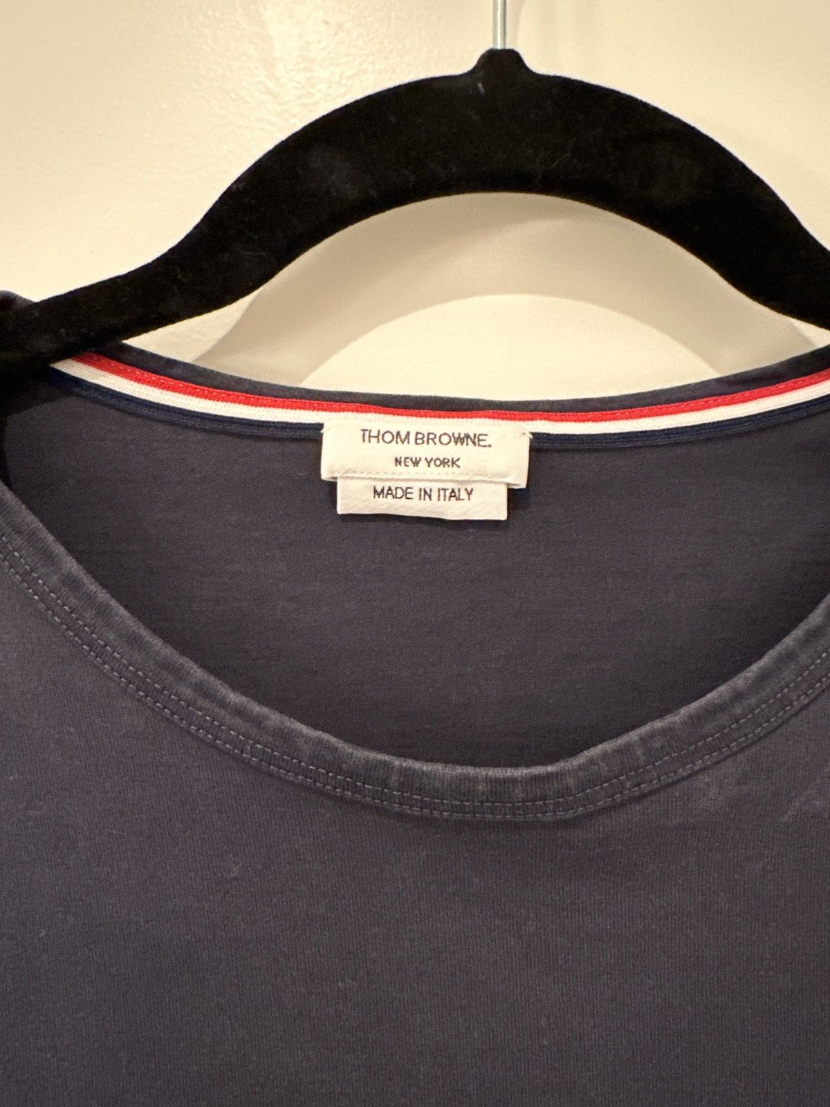 Thom Browne Navy Long Sleeve Classic TB Size US S / EU 44-46 / 1 - 2 Thumbnail
