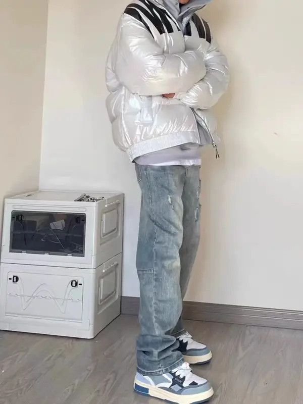 Japanese Brand VIBE Vintage washed distressed loose straight-leg jeans Size US 32 / EU 48 - 5 Thumbnail