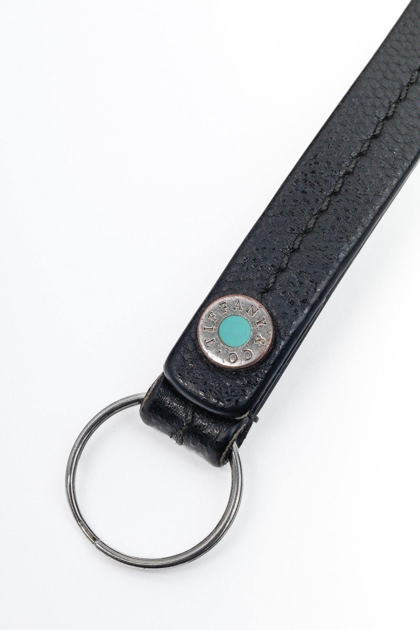 Tiffany & Co. Tiffany & Co. Black Leather Snap Loop Keychain Size ONE SIZE - 3 Thumbnail