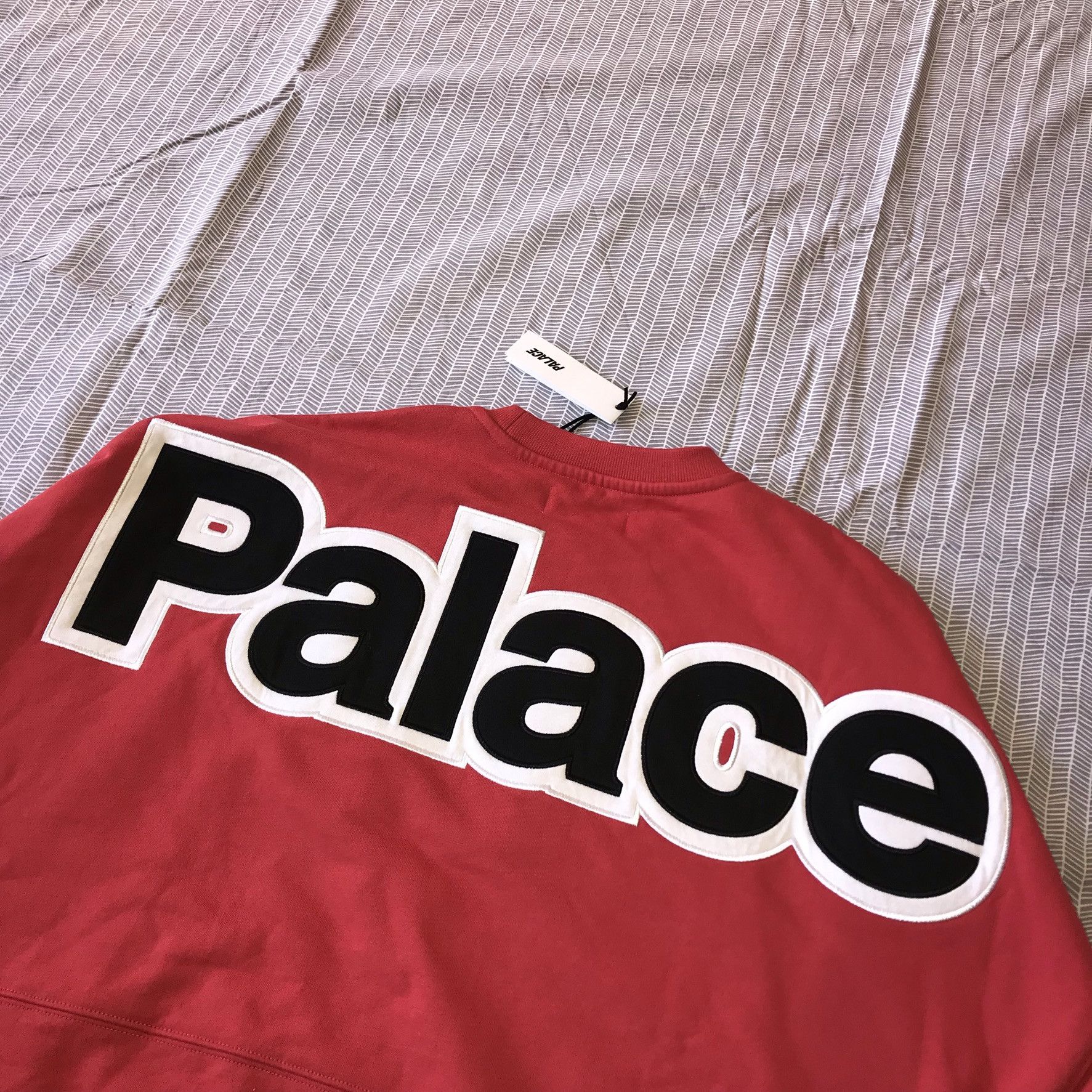 Palace Palace Word Crew FW 21 Embroidered Logo Size US XL / EU 56 / 4 - 4 Thumbnail
