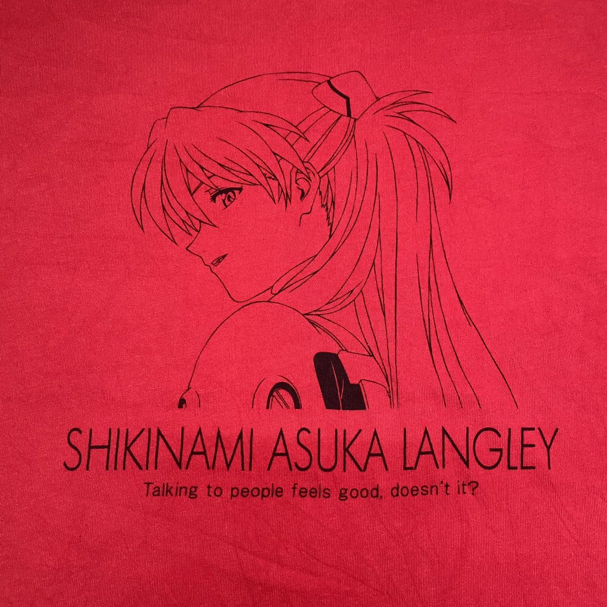 Anime × Cartoon Network EVANGELION ASUKA LANGLEY ANIME T SHIRT Size US L / EU 52-54 / 3 - 4 Thumbnail