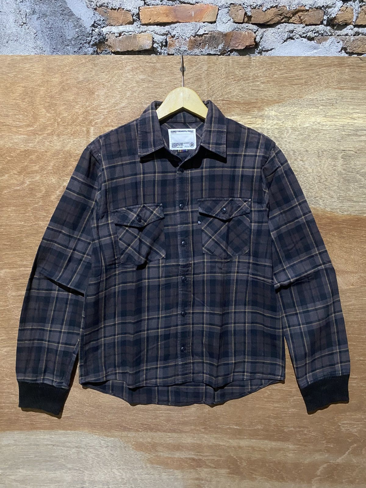 Japanese Brand 💸BINDING OFFER💸 SCANNER FDMTL PLAID FLANNELSH Size US M / EU 48-50 / 2 - 1 Thumbnail
