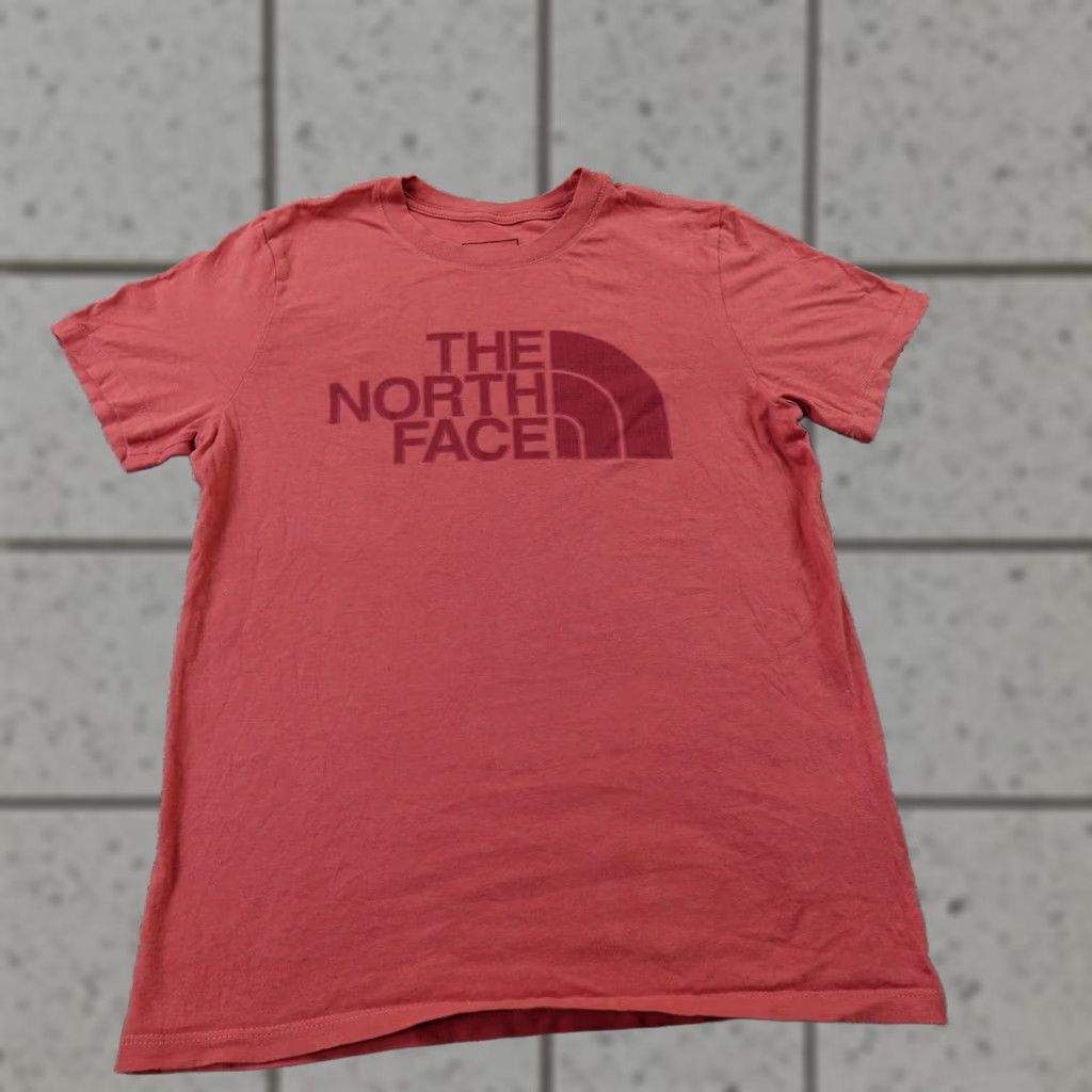 The North Face The North Face Shirt Womens S Red Short Sleeve Logo Outdoor Hiking Casual Trail Trek Size S / US 4 / IT 40 - 1 Thumbnail