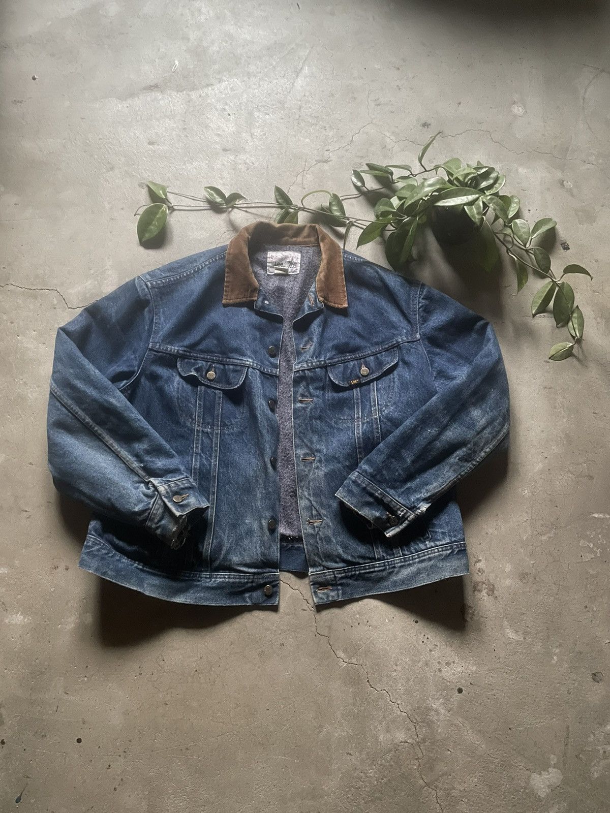 Lee × Made In Usa × Vintage Vintage Lee Storm Rider Denim Jacket 