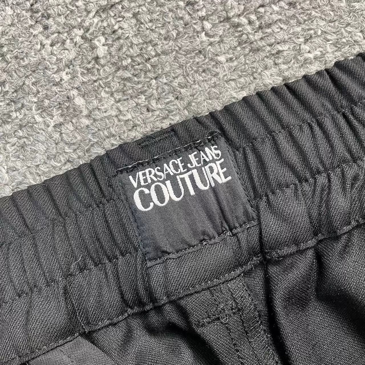 Versace VERSACE Black Cropped Pants Size US 30 / EU 46 - 3 Thumbnail