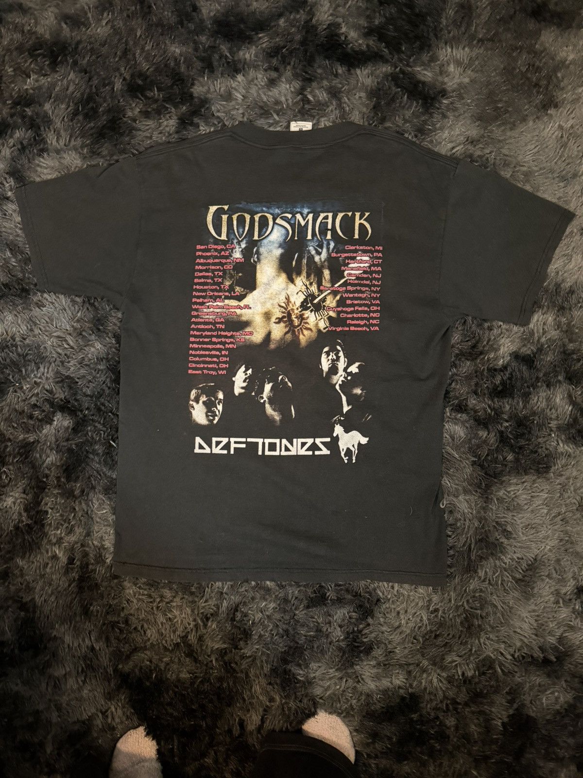 Band Tees Vintage Deftones Godsmack 2001 tour shirt Size US L / EU 52-54 / 3 - 3 Thumbnail