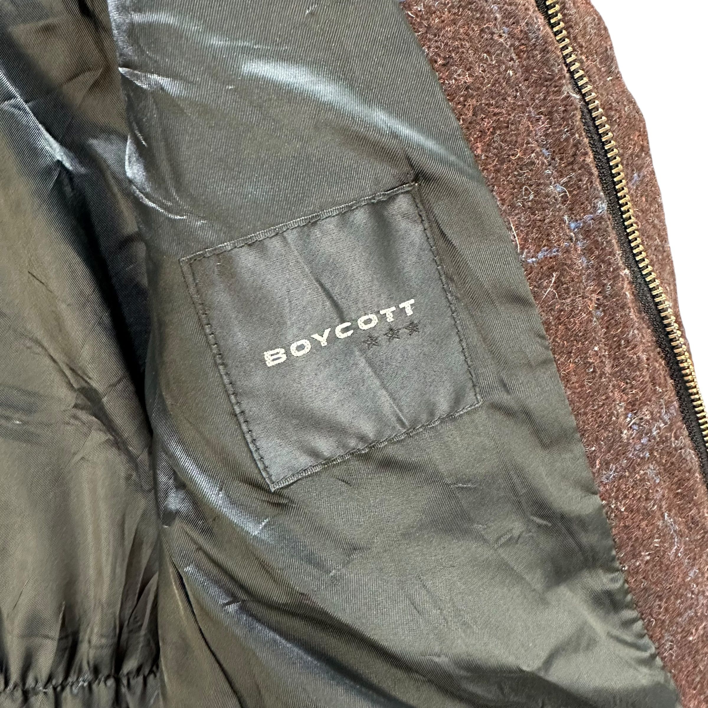 Boycott BOYCOTT X HARRIS TWEED Wool Down Jacket #A57-1305 Size US M / EU 48-50 / 2 - 10 Thumbnail