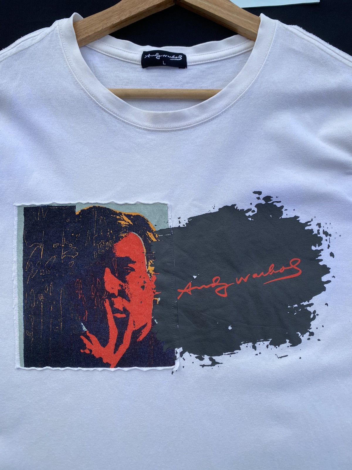 Andy Warhol Rare Vintage Andy Warhol 3/4 Sleeves Shirt Size US L / EU 52-54 / 3 - 1 Thumbnail