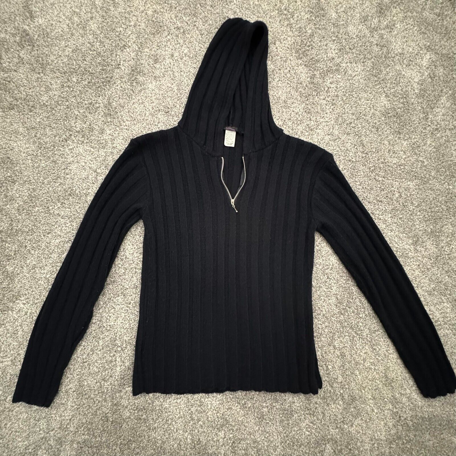 Other Vintage Juncture Hoodie Sweater Women Medium 90s Y2K 1/4 Zip Size M / US 6-8 / IT 42-44 - 1 Thumbnail