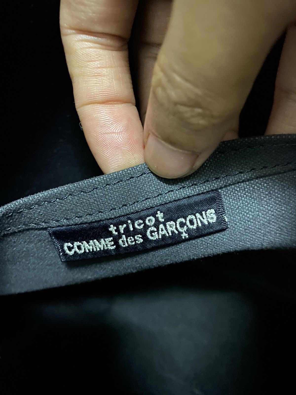 Comme des Garcons Tricot Comme Des Garcons Fully Black Leather Sling bag Size ONE SIZE - 8 Thumbnail