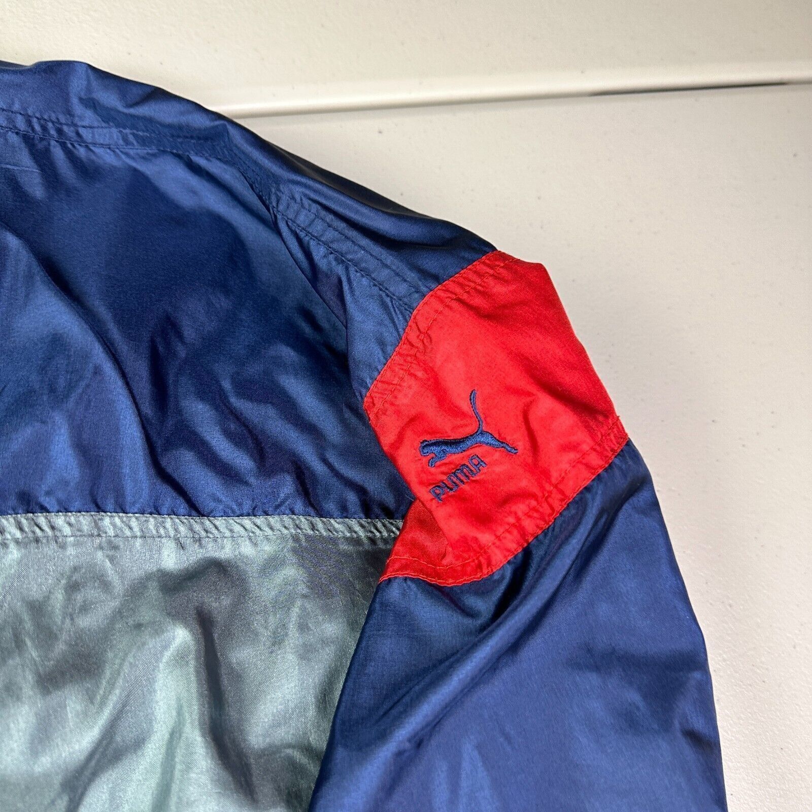 Puma Puma Colorblock Full Zip Retro Windbreaker Jacket Size XL Size US XL / EU 56 / 4 - 3 Thumbnail