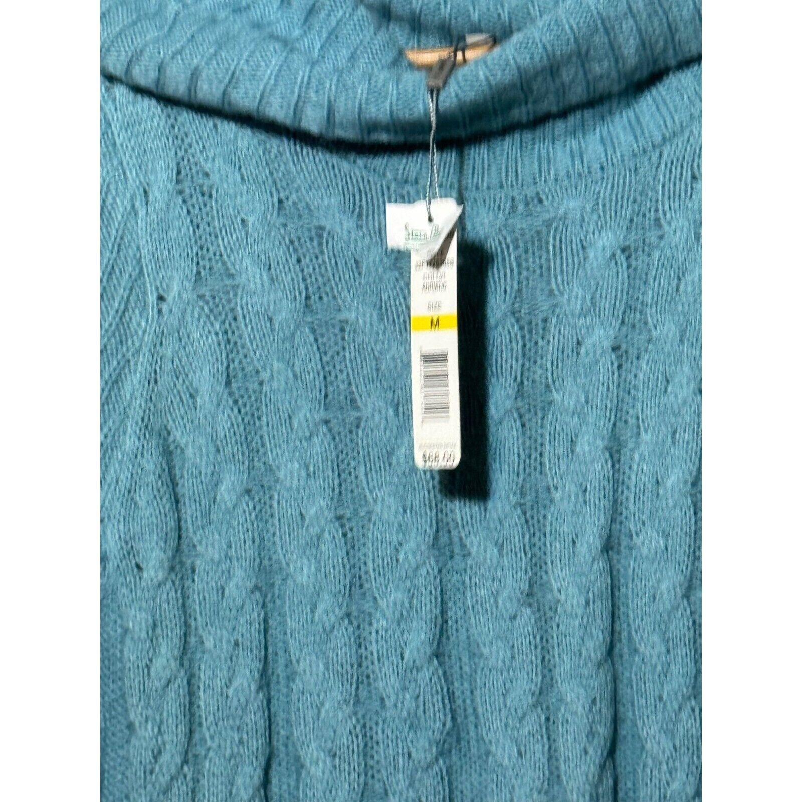 Jos. A. Bank Joseph A. Sweater Womens Medium NWT Adriatic Blue Tunic Size M / US 6-8 / IT 42-44 - 3 Thumbnail