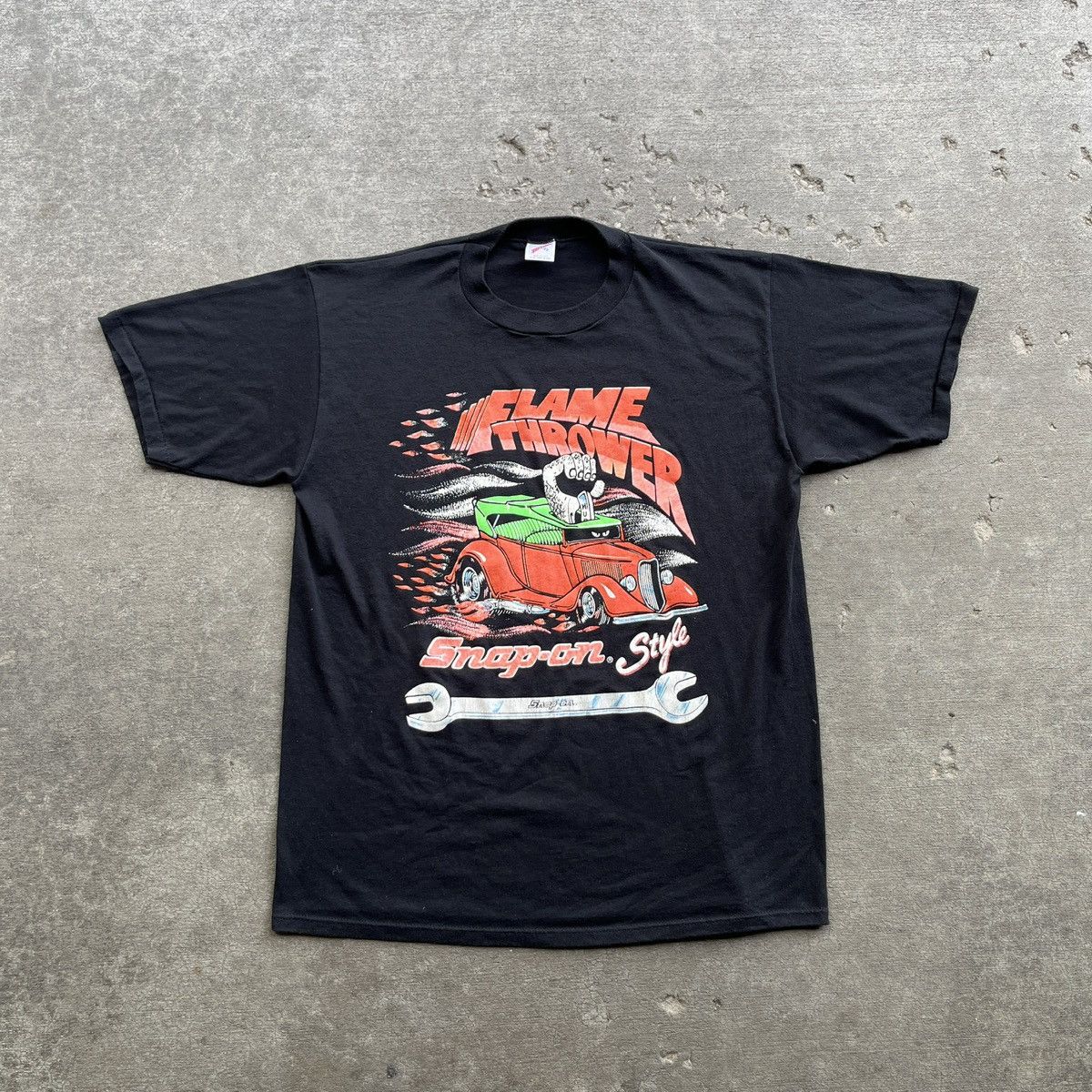 Other 80s Snap On Flamethrower Car Shirt Size US L / EU 52-54 / 3 - 1 Thumbnail