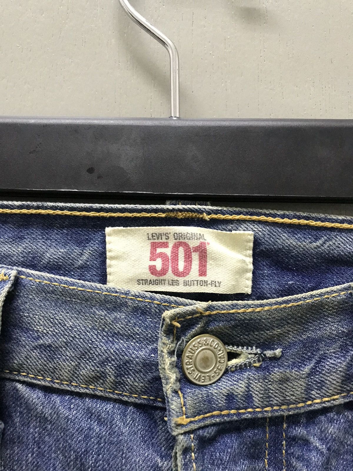 Levi's × Levi's Vintage Clothing × Vintage Vintage Levis 501 Distressed Patched Denim Pants Size US 32 / EU 48 - 7 Thumbnail