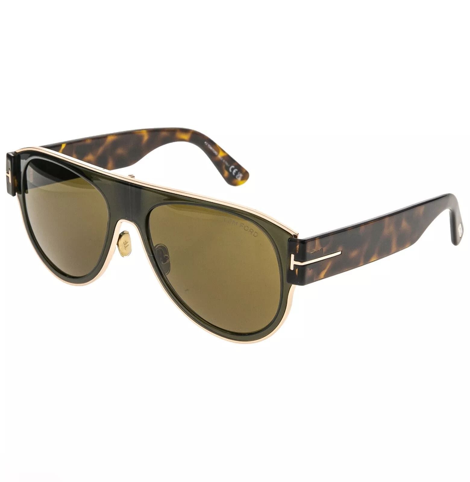 Tom Ford TOM FORD Lyle 02 TF1074 51J Brown Aviator Sunglass 1074 Size ONE SIZE - 9 Thumbnail