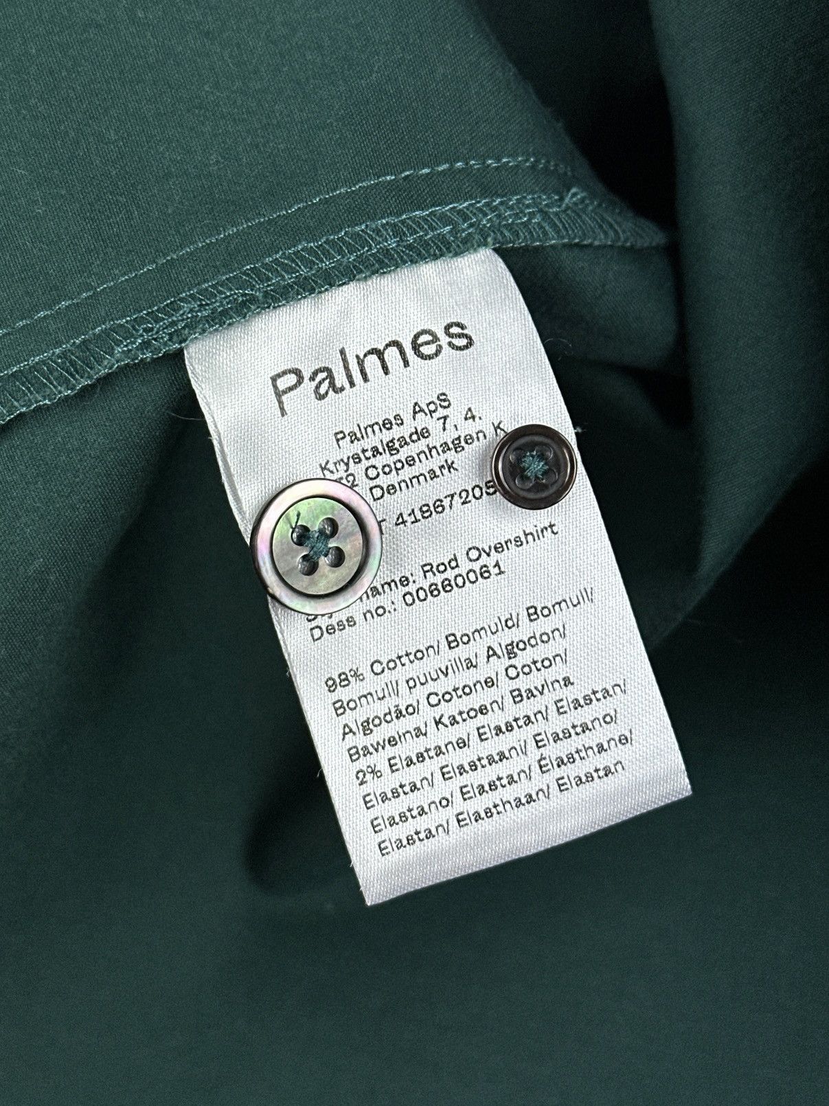 Palmes Palmes Rod Overshirt Long Sleeve Button Up Men’s Size L Size US L / EU 52-54 / 3 - 20 Thumbnail