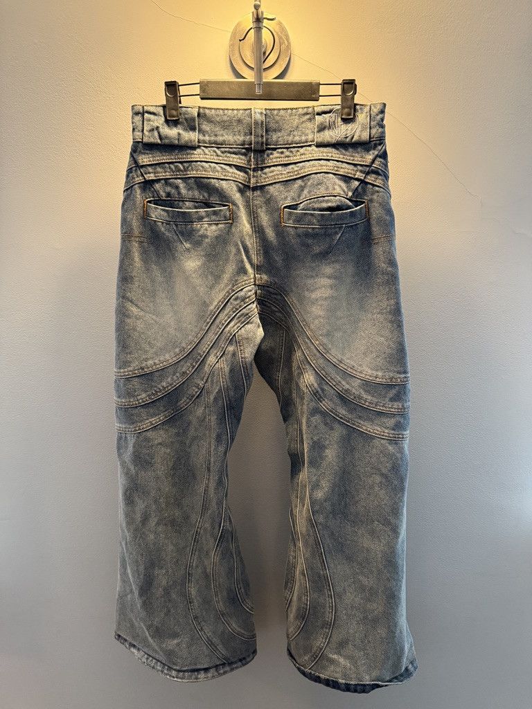 No Faith Studios No Faith Studios HEAVY WAVE DENIM USED VINTAGE LOOK Size US 30 / EU 46 - 2 Thumbnail