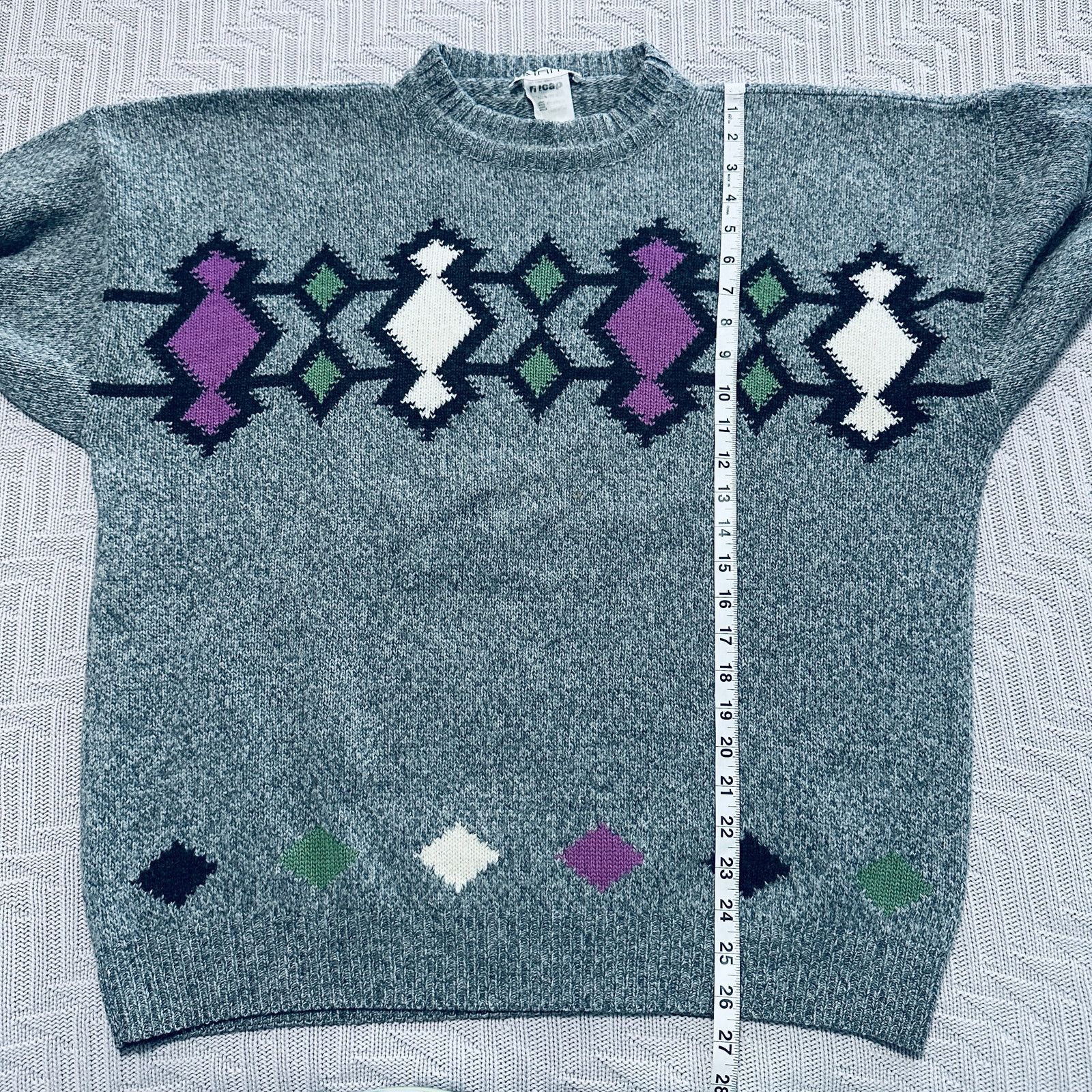 Share Spirit Homme Vintage Spirito 80s wool sweater Size US XL / EU 56 / 4 - 6 Thumbnail