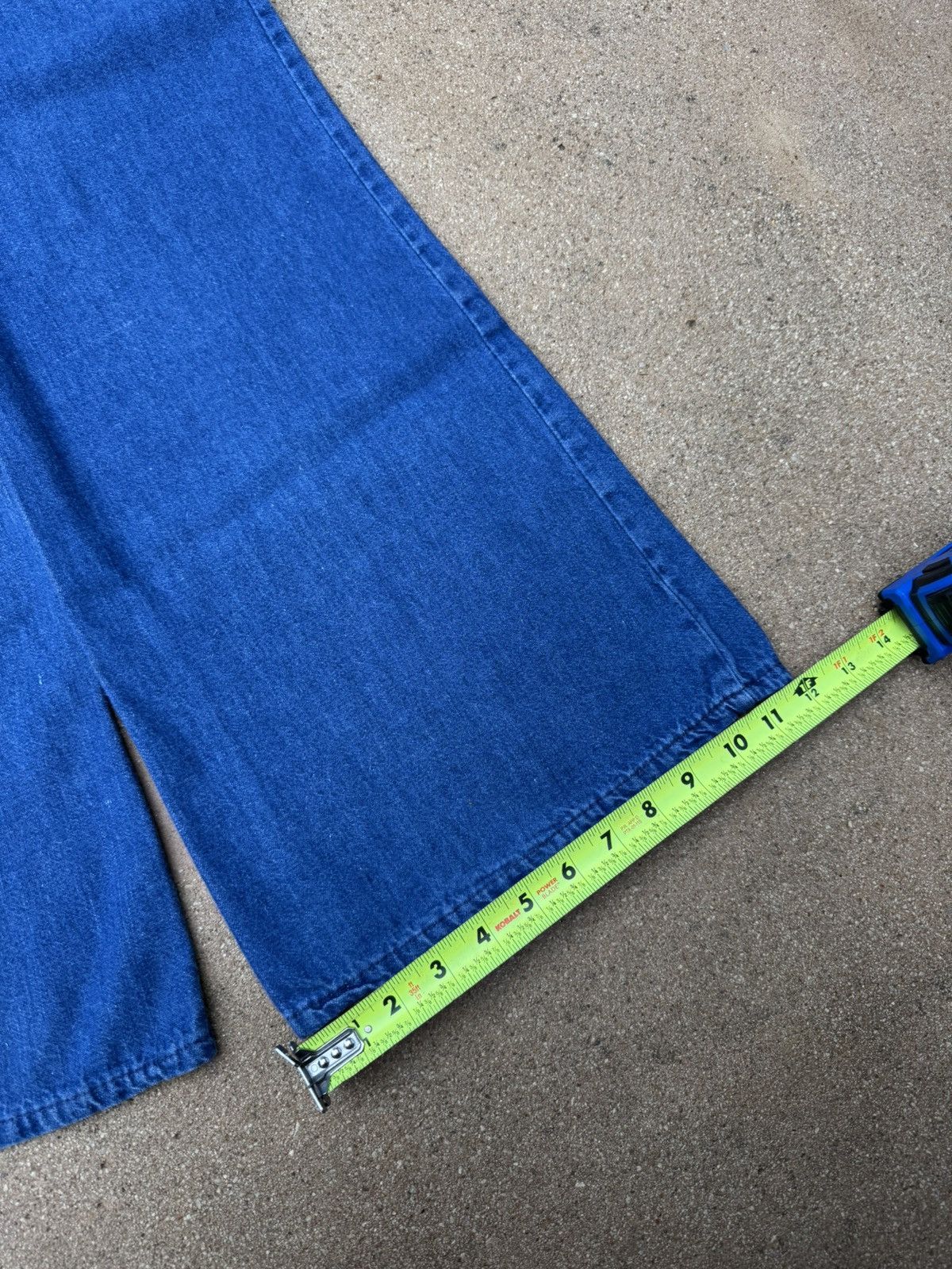 Vintage Vintage 70’s Militaries Equipments Bellbottom Jeans 24x31 Size 24" / US 00 / IT 34 - 9 Thumbnail