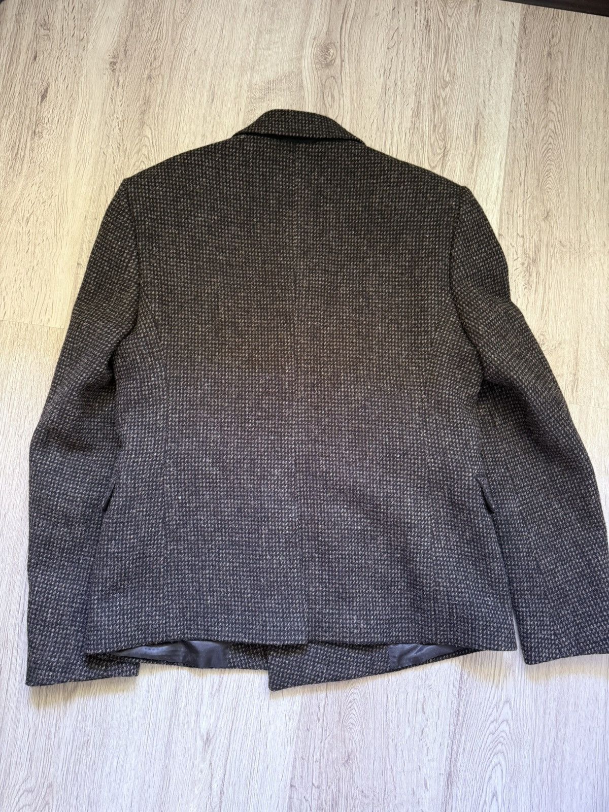 Harris Tweed ASOS Harris Tweed Wool Double Breasted Blazer Jacket Brown Size 40S - 13 Thumbnail