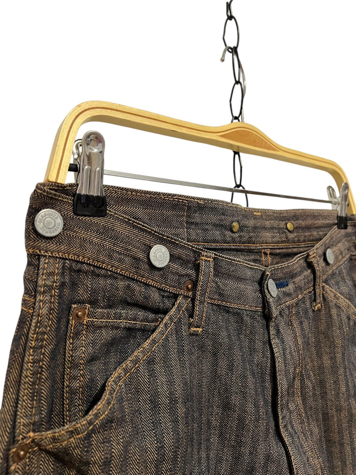 Hysteric Glamour × Japanese Brand Hysteric Glamour mud Hbt Carpenter Denim Size US 31 - 3 Thumbnail
