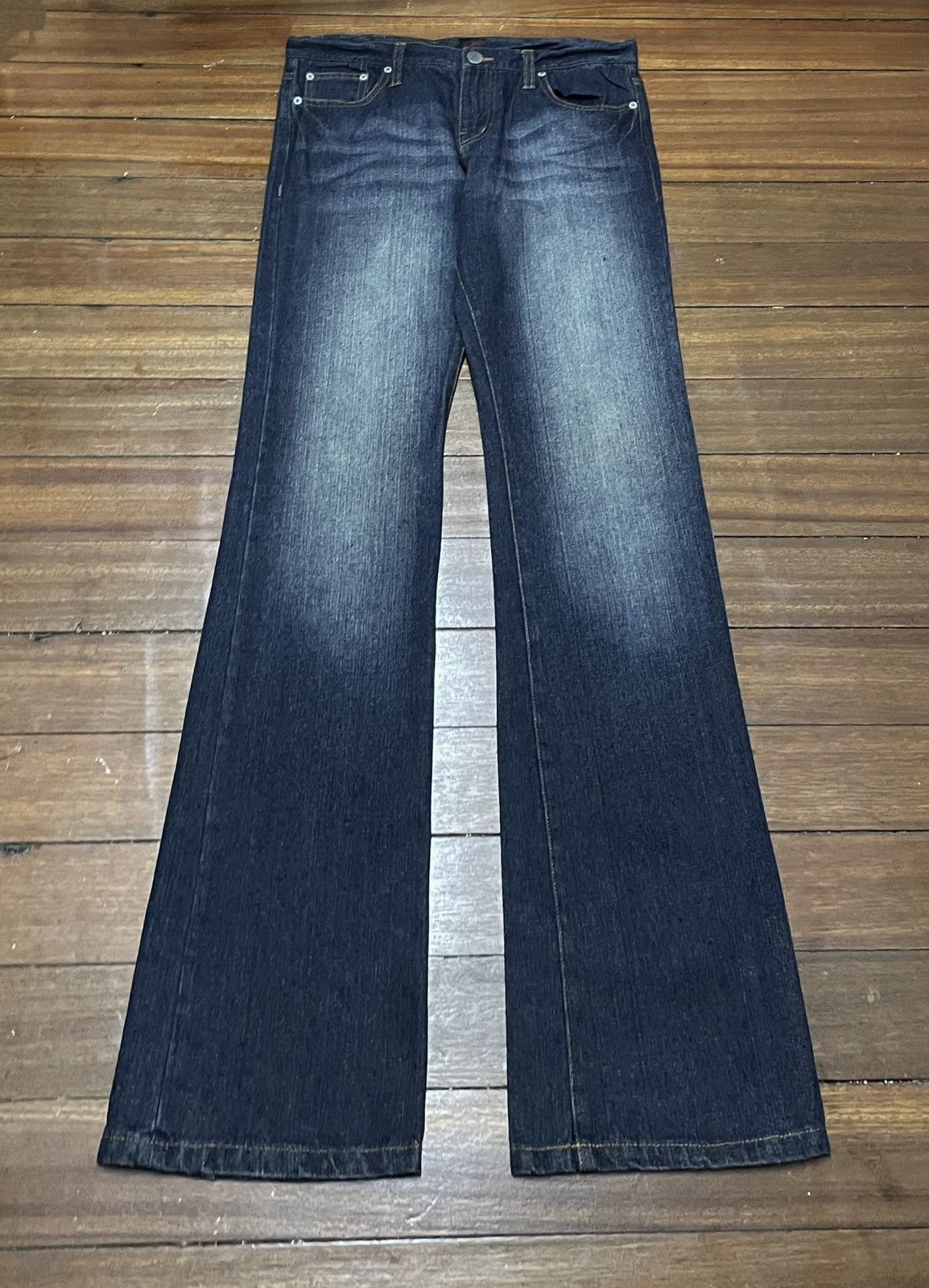 If Six Was Nine Very Rare Vintage Japanese Brand Jackrose Flared Jeans 2000s Size US 32 / EU 48 - 1 Thumbnail