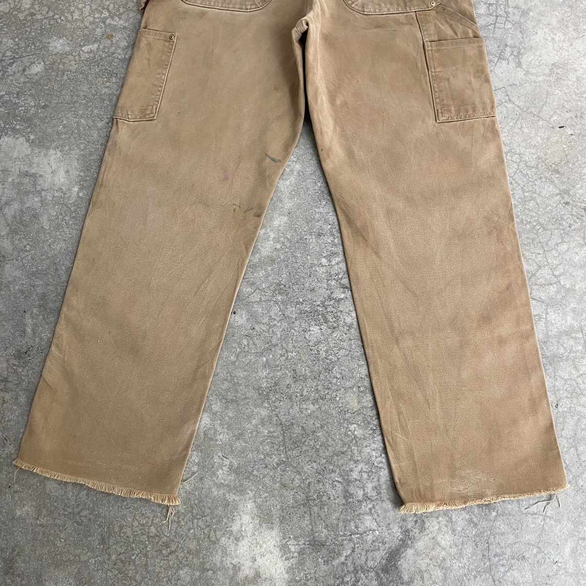 Carhartt VTG Carhartt Double Knee Raw Hem Dirty Carpenter Pants Size US 32 / EU 48 - 13 Thumbnail