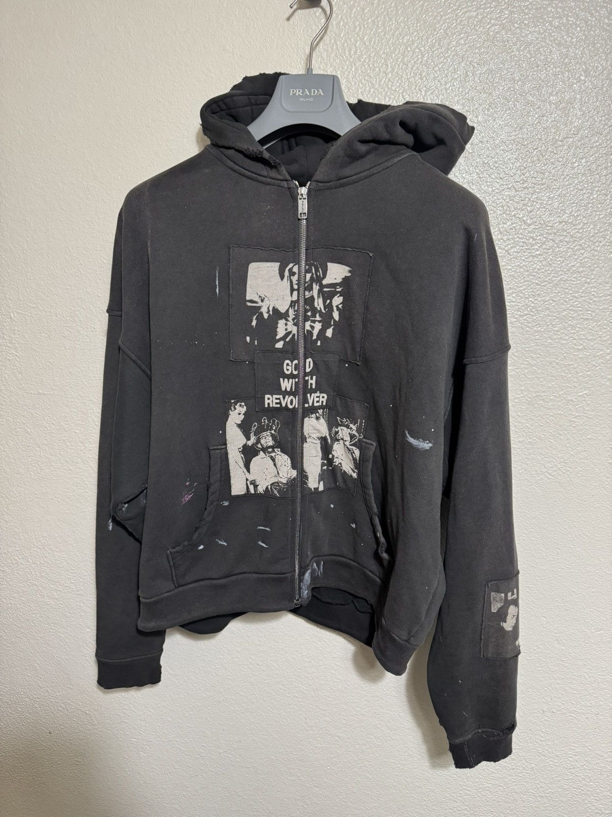 Enfants Riches Deprimes ERD FW25 God with Revolver Zip Up Hoodie Size US M / EU 48-50 / 2 - 1 Thumbnail