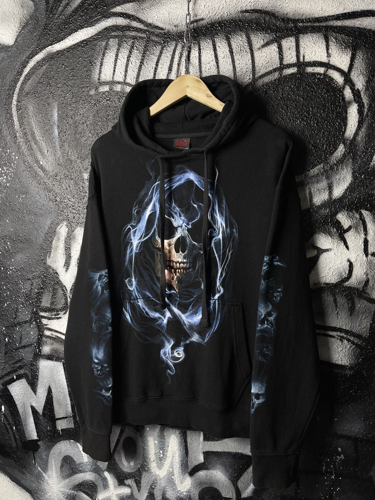 Other Spiral Direct Skull Big Logo Black Hoodie Men’s Size M Size US M / EU 48-50 / 2 - 1 Thumbnail