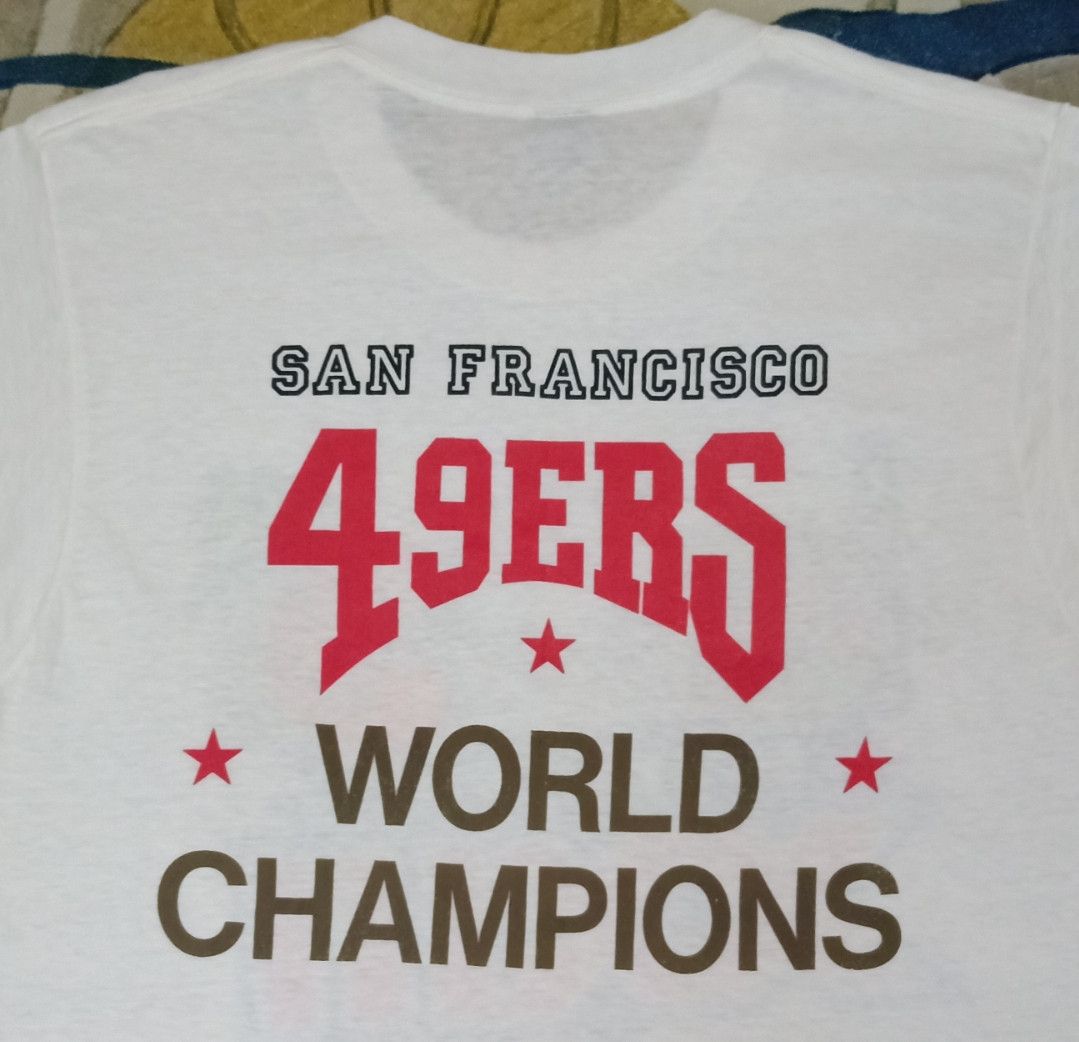 NFL × Vintage Vintage 80s San Francisco 49Ers World Champions T-shirt Size US M / EU 48-50 / 2 - 16 Thumbnail