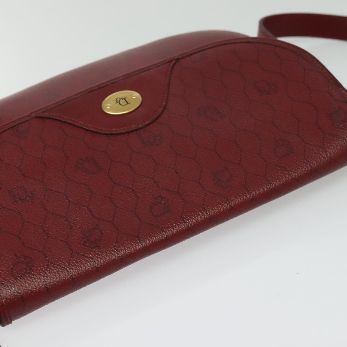 Dior DIOR Honeycomb Canvas Shoulder Bag Pvc Red Gold Size ONE SIZE - 6 Thumbnail