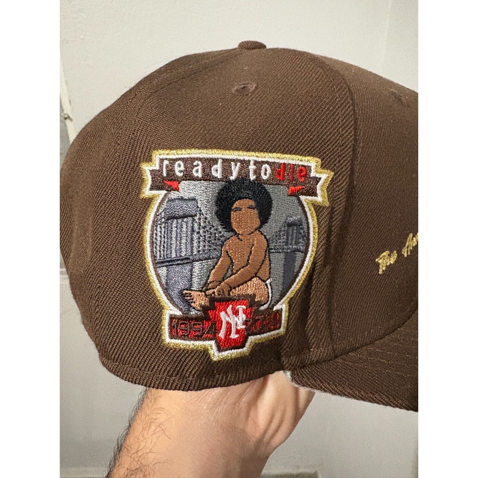 TWNTY-TWO Notorious BIG TWNTY TWO Yankees x Mets brown Snapback & pin Size ONE SIZE - 5 Thumbnail