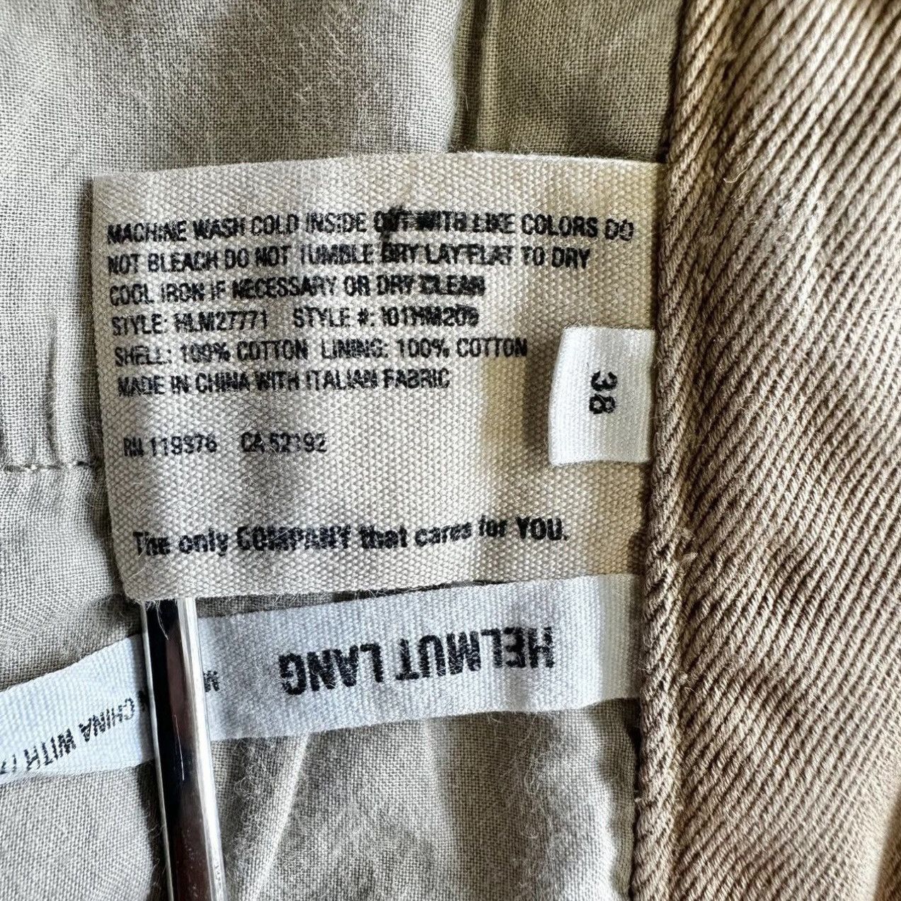 Helmut Lang Helmut Lang Pocket Strap Short in Khaki- Size 38 Size US 38 / EU 54 - 7 Thumbnail