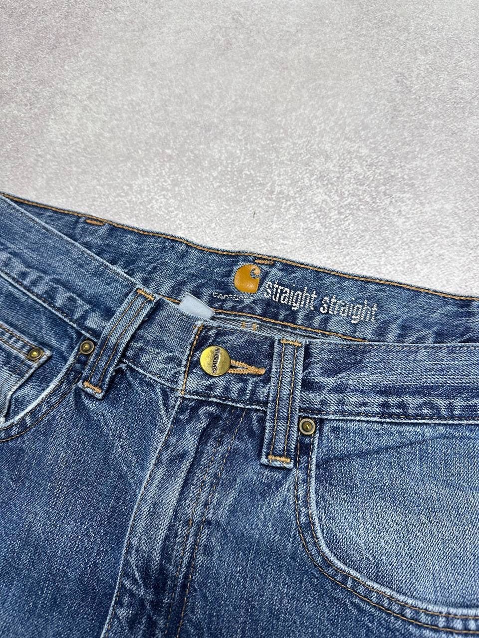 Carhartt Vintage Carhartt Baggy Flared Straight Jeans Y2K 32x34 Size US 32 / EU 48 - 5 Thumbnail