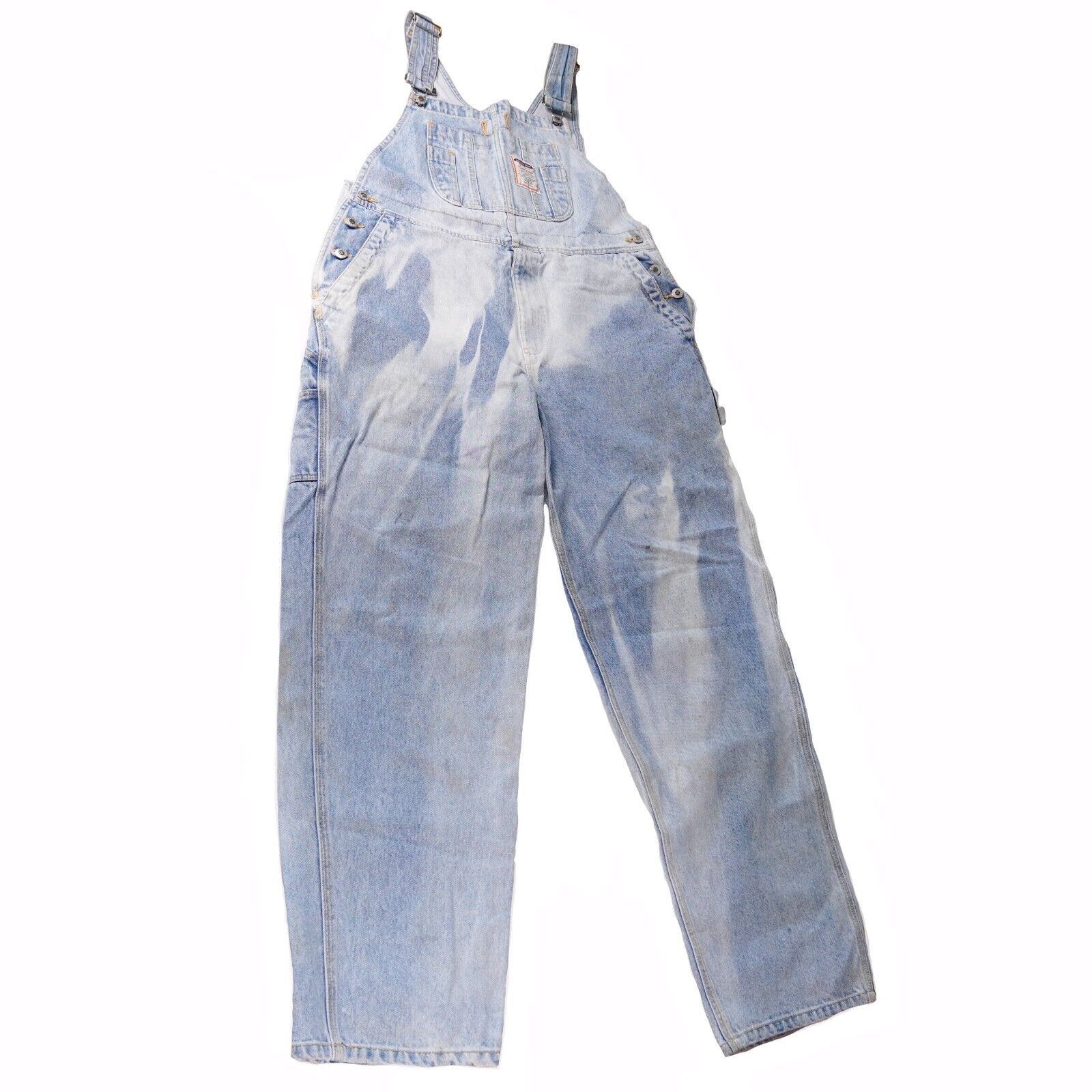 Anchor Blue Anchor Blue Vintage Overalls Cotton Denim Jeans Pants Slacks Size 36" / US 14 / IT 50 - 1 Thumbnail