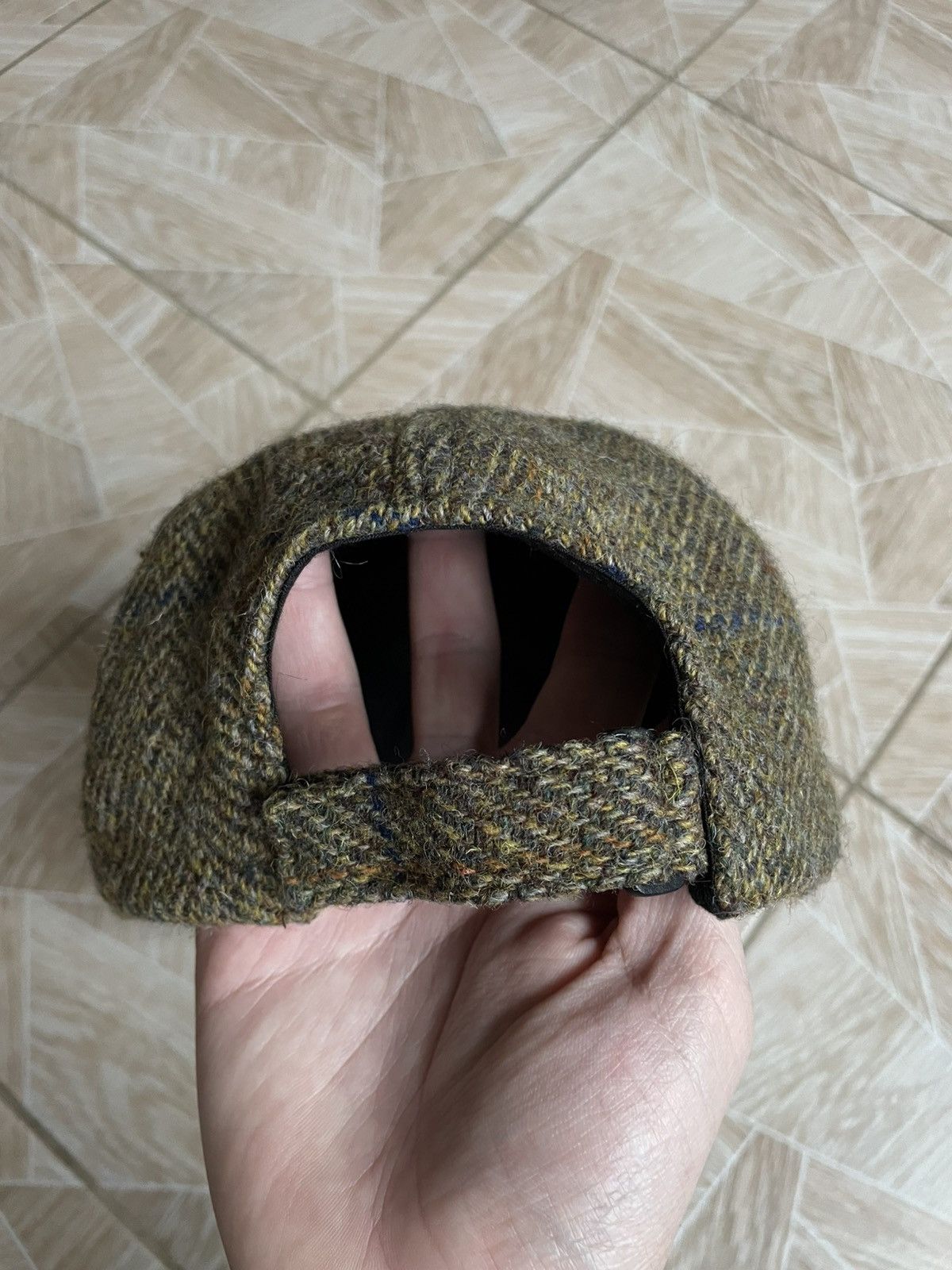Harris Tweed × Vintage Vintage Classic 90s Retro New Pure Wool Harris Tweed Cap Size ONE SIZE - 5 Thumbnail