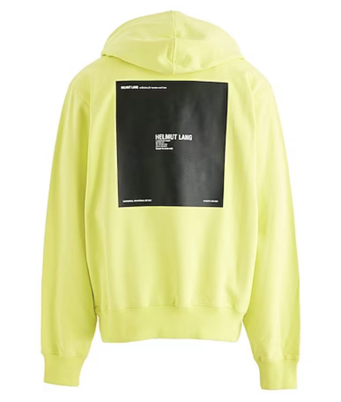 Helmut Lang Helmut Lang Neon Box Logo Hoodie Size M Size US M / EU 48-50 / 2 - 9 Thumbnail