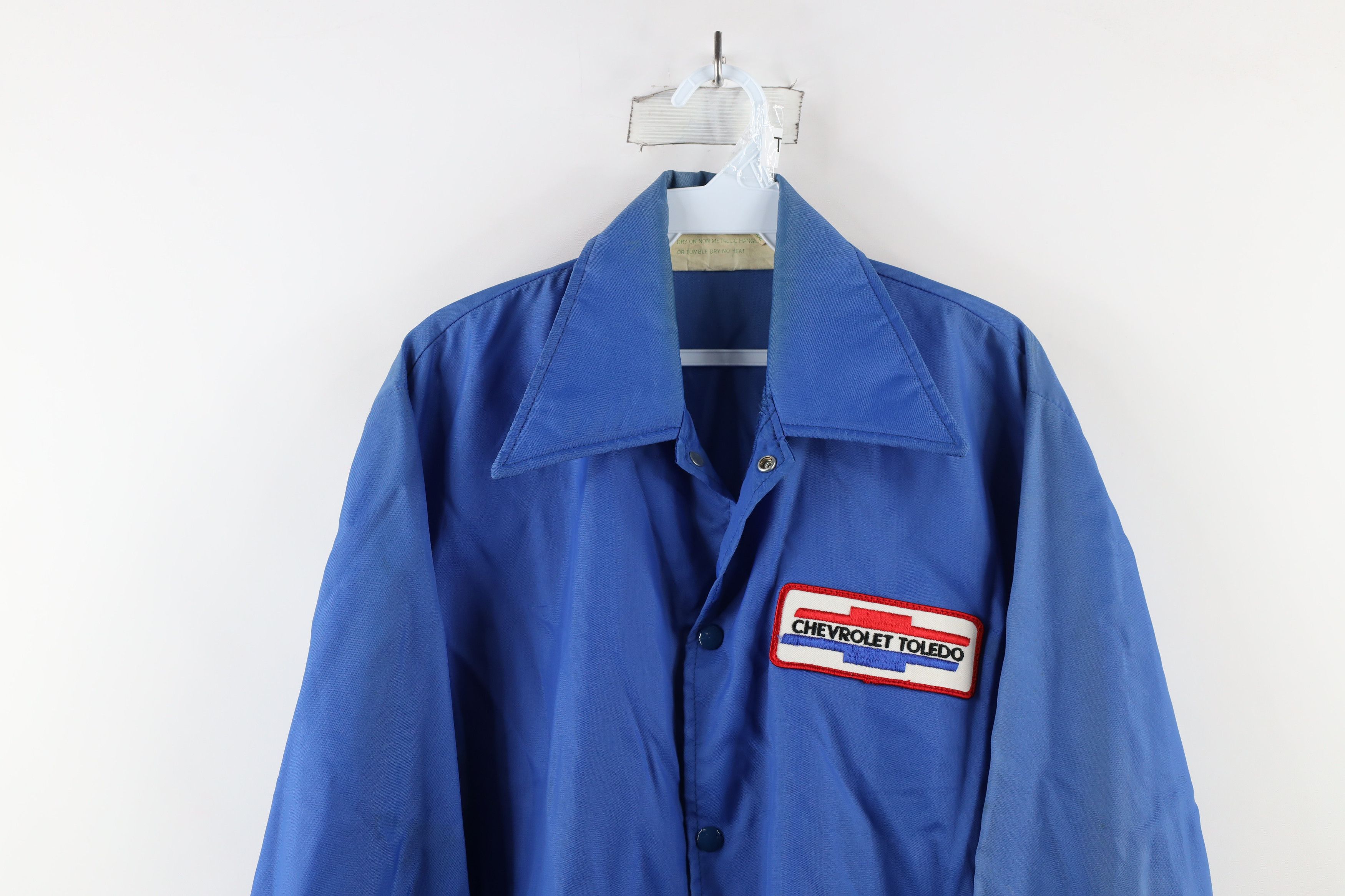 Vintage Vintage 70s Chevrolet Toledo Coach Coaches Jacket Blue USA Size US L / EU 52-54 / 3 - 2 Thumbnail