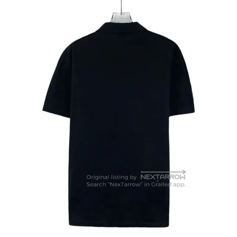 Versace Versace Black Cotton Men's Polo Shirt . Size US M / EU 48-50 / 2 - 2 Thumbnail