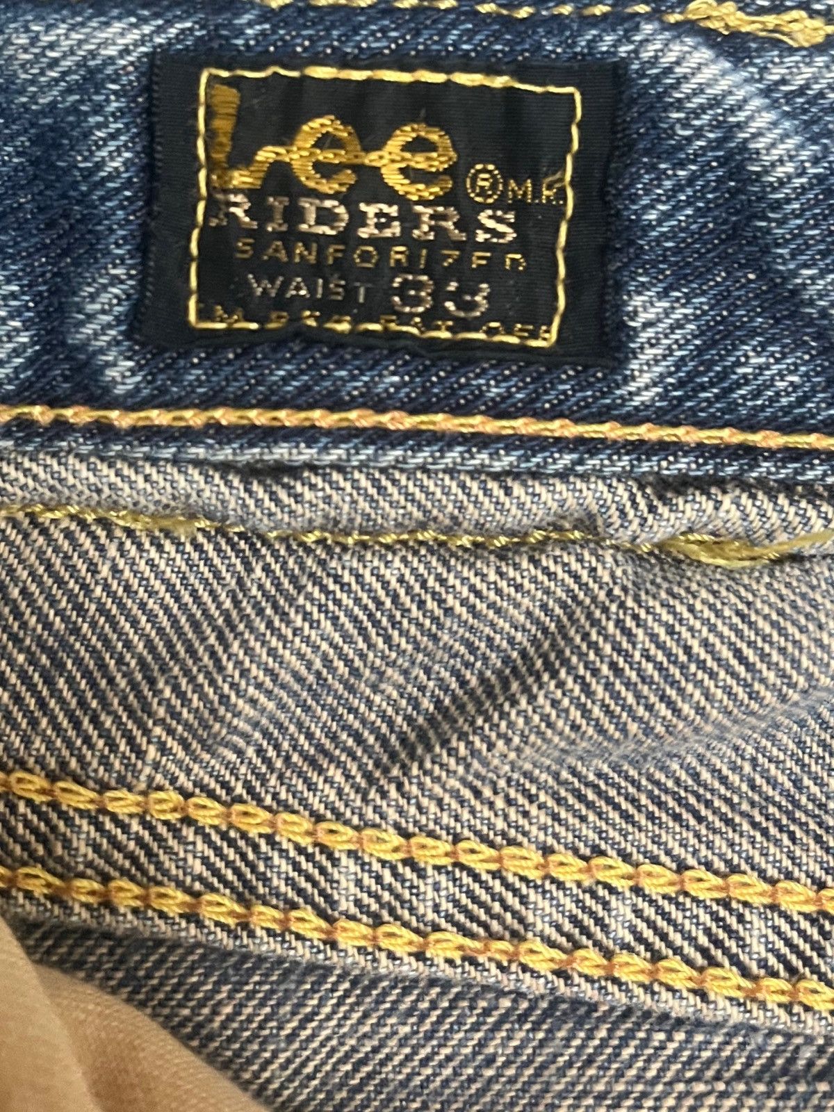 Lee Vintage Lee Sanforized Half Selvedge Size US 33 - 8 Thumbnail