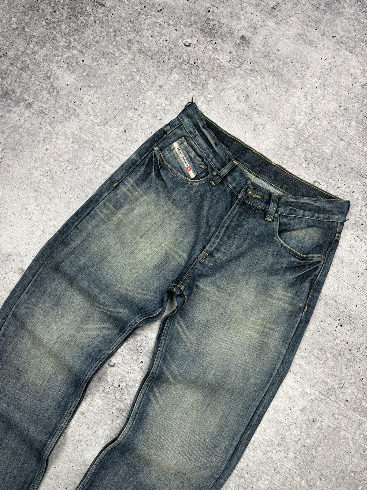 Diesel × Vintage Vintage Diesel Blue Stonewashed Denim Jeans Trousers Pants Size US 32 / EU 48 - 8 Thumbnail