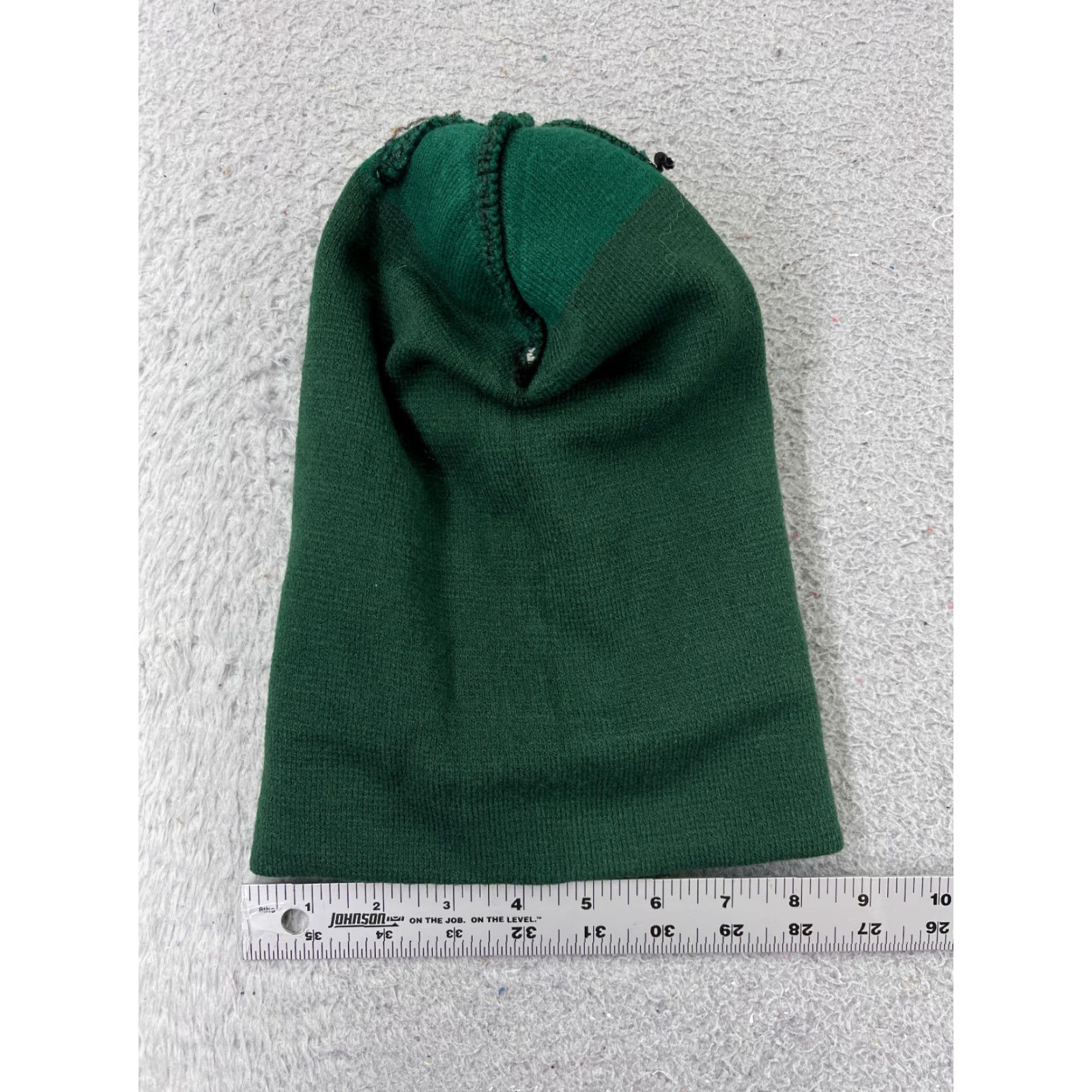 Vintage Utah Valley University Beanie Toque Adult One Size Green Pom Knit Cotton Blend Hat Beanie Unbranded Unisex Adults Size ONE SIZE - 6 Thumbnail