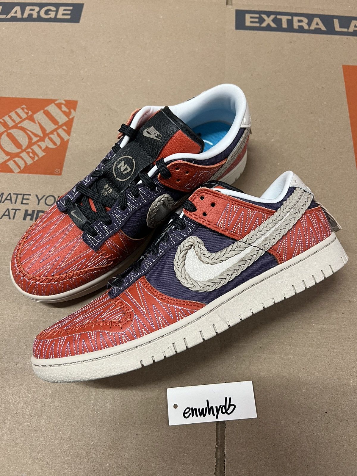 Nike Nike ID Dunk Low - Nike By You “N7” Size US 10 / EU 43 - 1 Thumbnail