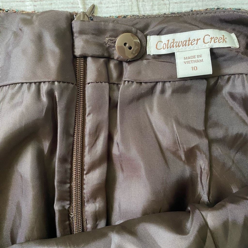 Coldwater Creek Coldwater creek women 10 fully lined pencil skirt multicolor Size 32" / US 10 / IT 46 - 6 Thumbnail