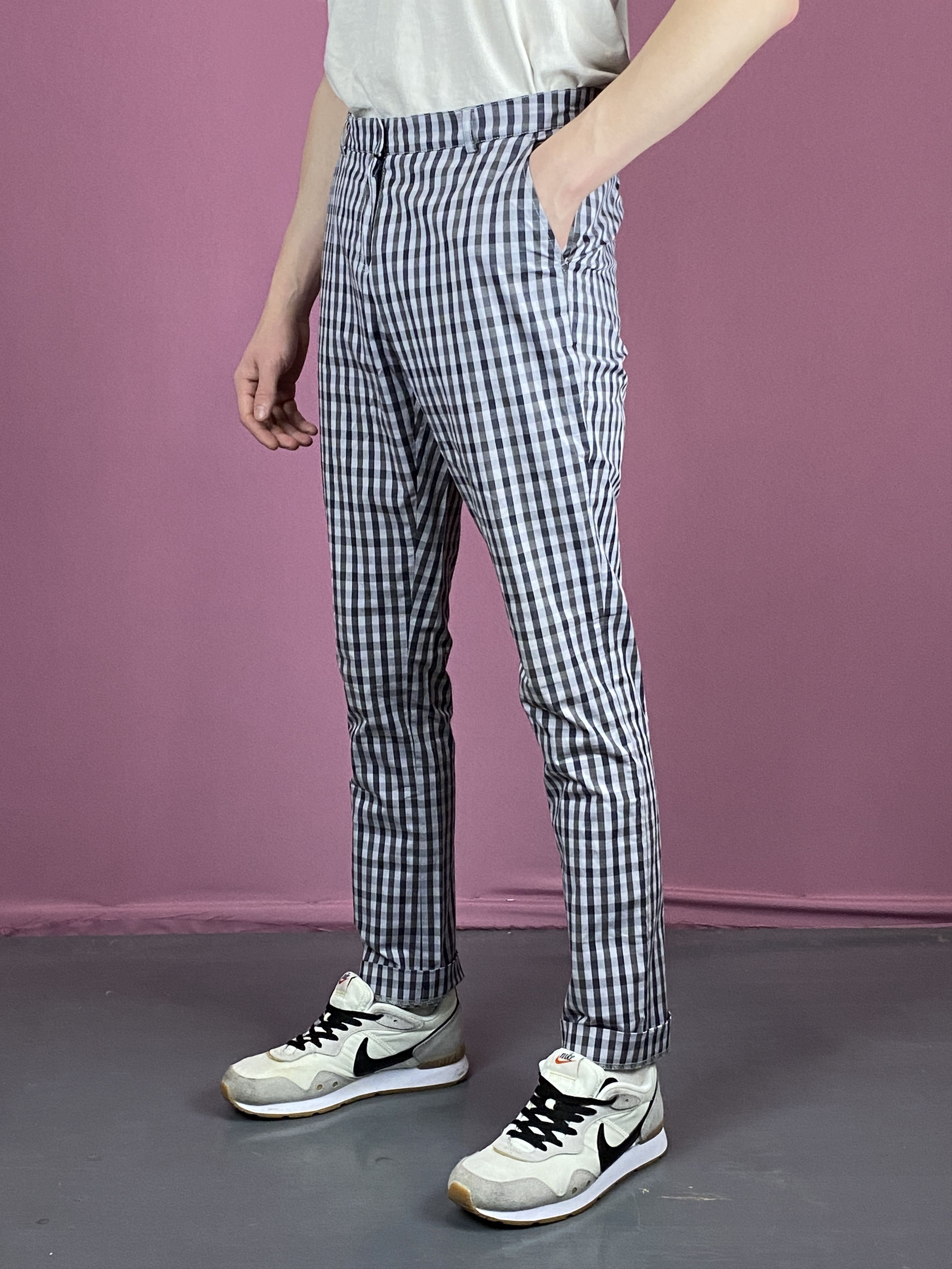 Aquascutum Aquascutum Vintage Men's Checkered Chino Pants - USA 6 Size US 30 / EU 46 - 1 Thumbnail