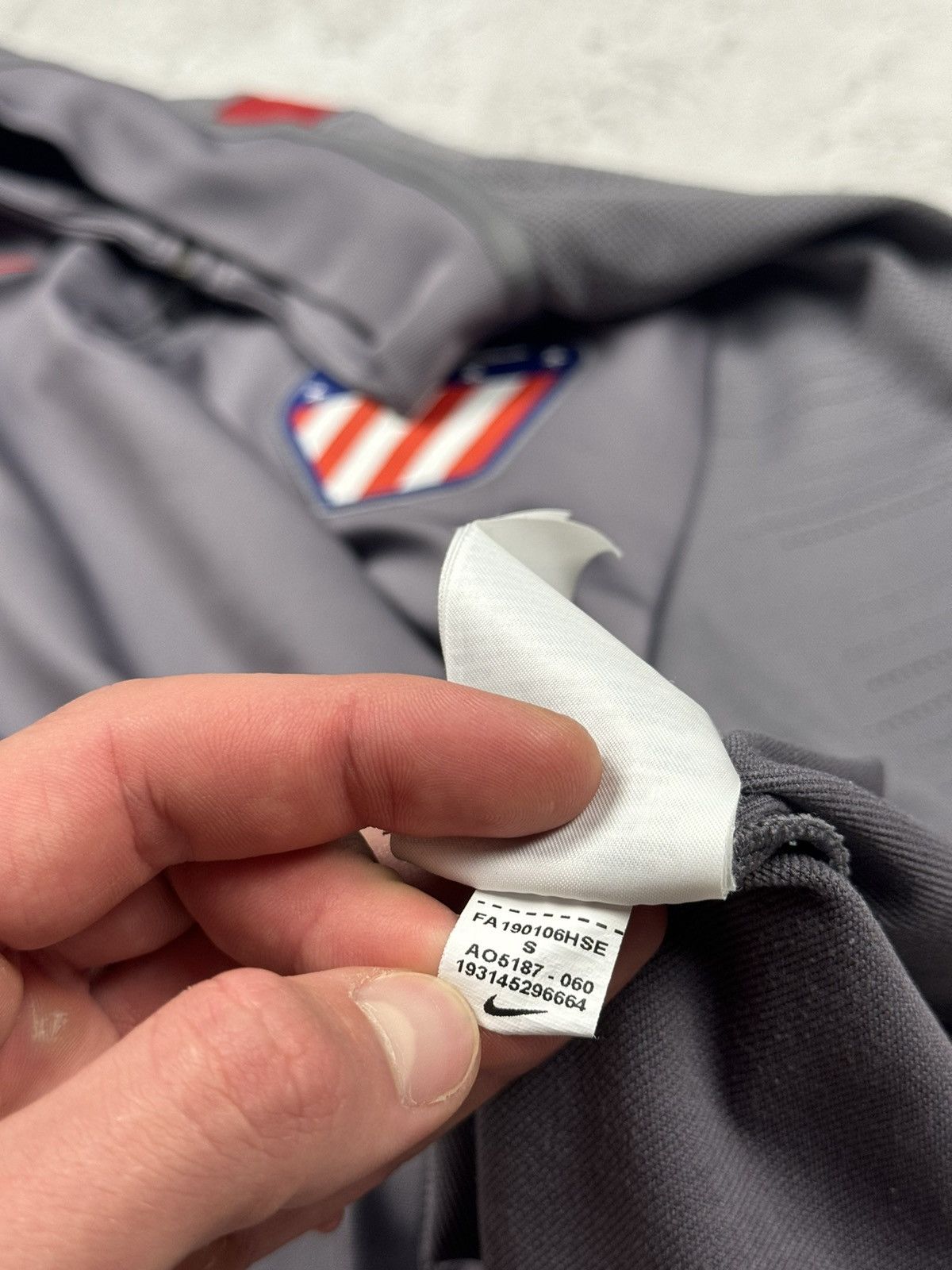 Nike Nike Atletico Madrid Long Sleeve Training Soccer Jersey Size US S / EU 44-46 / 1 - 10 Thumbnail