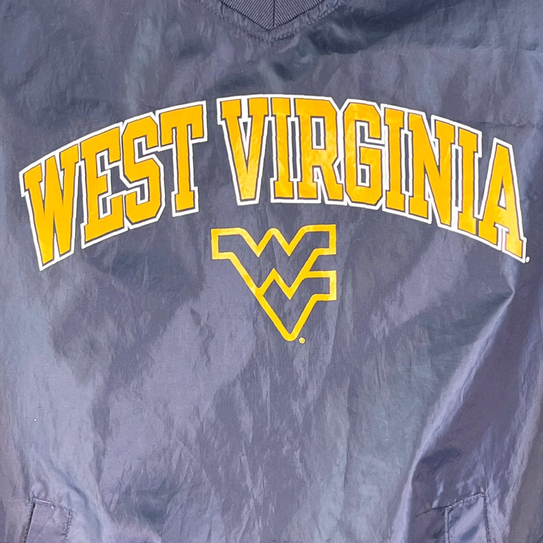 Vintage VINTAGE West Virginia Pullover Blue Windbreaker Jacket Red Oak Mens S Blue Windbreaker Jacket Size US S / EU 44-46 / 1 - 3 Thumbnail