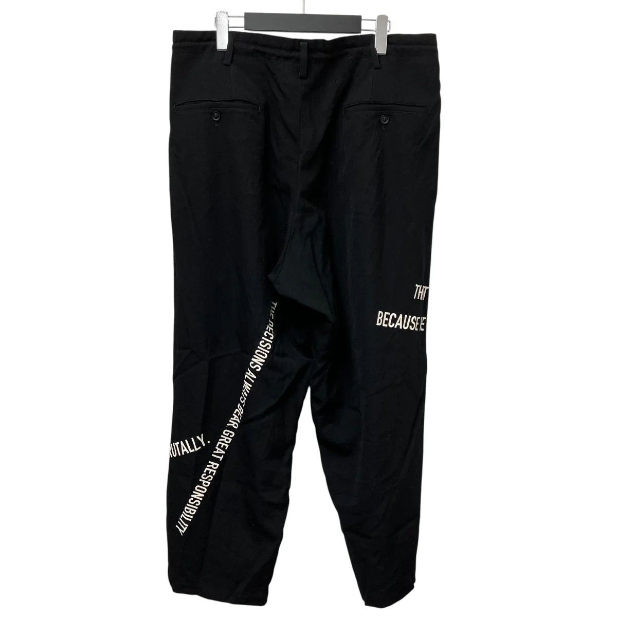 Yohji Yamamoto YOHJI YAMAMOTO/ Pants HX-P48-117 Size US 35 - 2 Thumbnail
